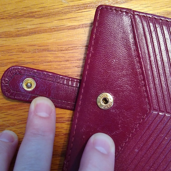 Vintage Leather Make-Up Clutch & Credit Card Folio - Picture 8 of 13